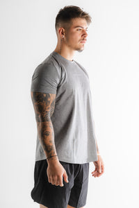 Sparta 'Ignite the Warrior' Training T-shirt - Grey Marl/White - Sparta Gym Wear 