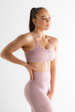 Sparta Evo Seamless Sports Bra - Pastel Pink - Sparta Gym Wear 