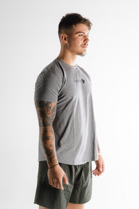 Sparta Training T-shirt - Grey Marl/Black - Sparta Gym Wear 