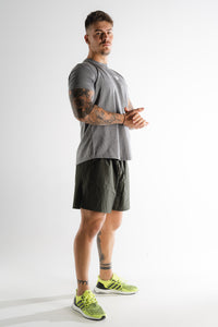 Sparta Training T-shirt - Grey Marl/White - Sparta Gym Wear 