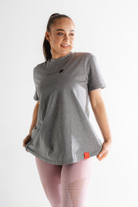 Sparta Training T-shirt - Grey Marl/Black - Sparta Gym Wear 