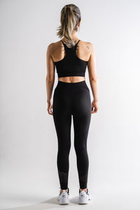 Sparta Laconic Seamless Sports Bra - Black - Sparta Gym Wear 