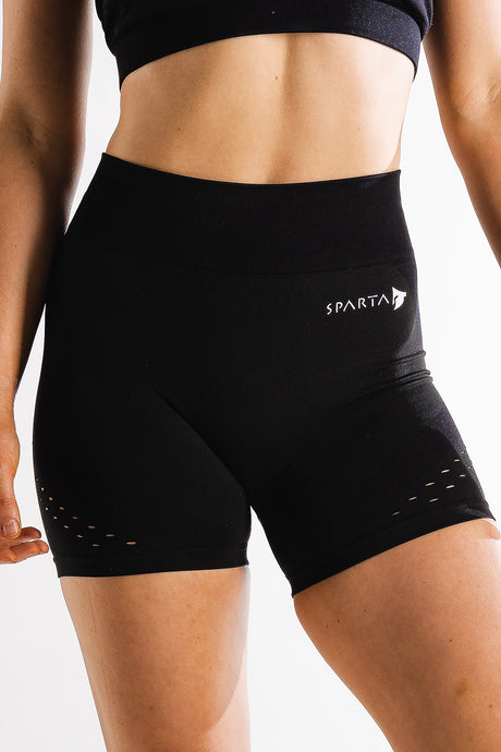 Sparta Laconic Seamless Shorts - Black - Sparta Gym Wear 