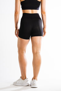 Sparta Laconic Seamless Shorts - Black/Yellow Volt - Sparta Gym Wear 