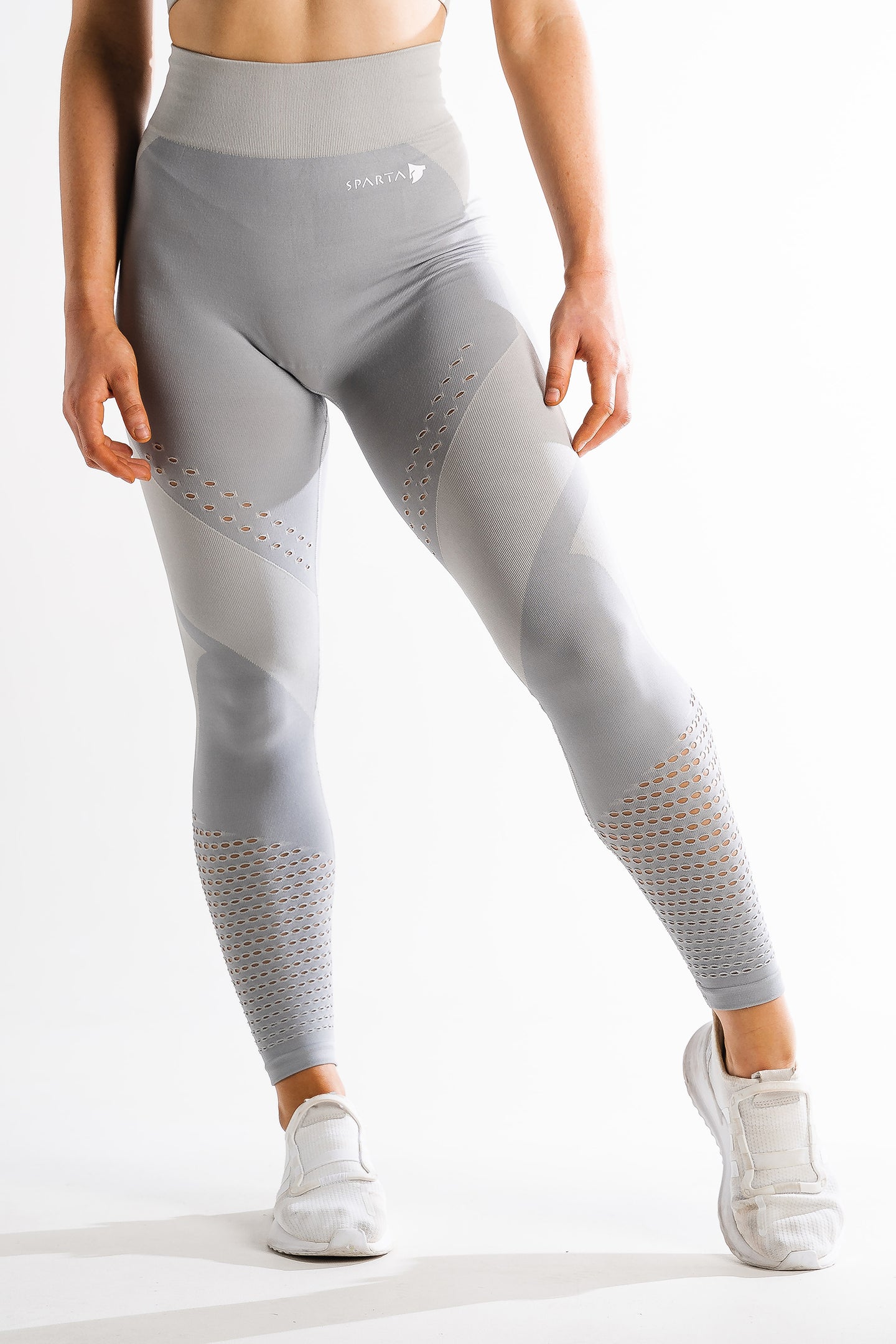 Sparta Laconic Seamless Leggings - Charcoal Grey - Sparta Gym Wear 