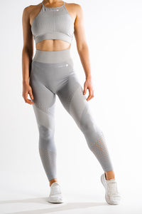 Sparta Laconic Seamless Leggings - Charcoal Grey - Sparta Gym Wear 