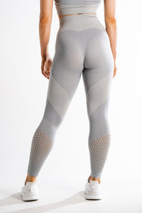 Sparta Laconic Seamless Leggings - Charcoal Grey - Sparta Gym Wear 