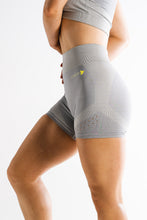 Sparta Laconic Seamless Shorts - Charcoal Grey/Yellow Volt - Sparta Gym Wear 