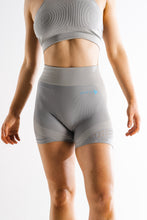 Sparta Laconic Seamless Shorts - Charcoal Grey/Blue Volt - Sparta Gym Wear 