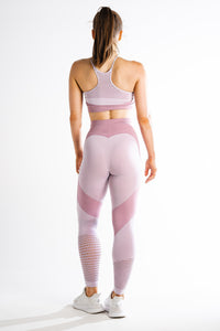 Sparta Laconic Seamless Sports Bra - Shadow Rose - Sparta Gym Wear 