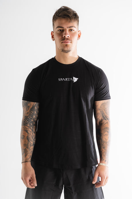 Sparta Training T-shirt - Black/White - Sparta Gym Wear 