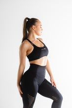 Sparta Evo Seamless Sports Bra - Black - Sparta Gym Wear 