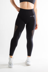 Sparta Evo Seamless Leggings - Black - Sparta Gym Wear 