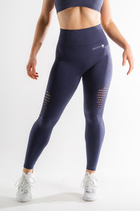 Sparta Evo Seamless Leggings - Sapphire Blue - Sparta Gym Wear 