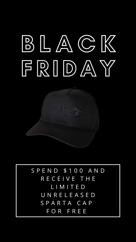 SPARTA UNRELEASED CAP - BLACK - Sparta Gym Wear